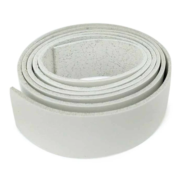 HobbyArts Læderrem, 115 cm, Hvid