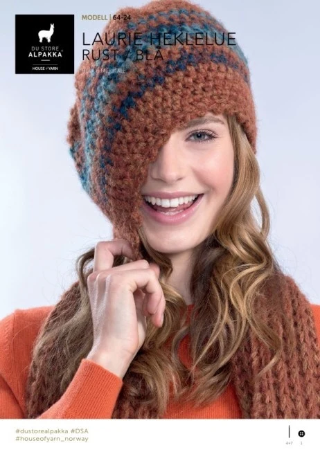 DSA64-24 Laurie Heklelue Rust/Blå