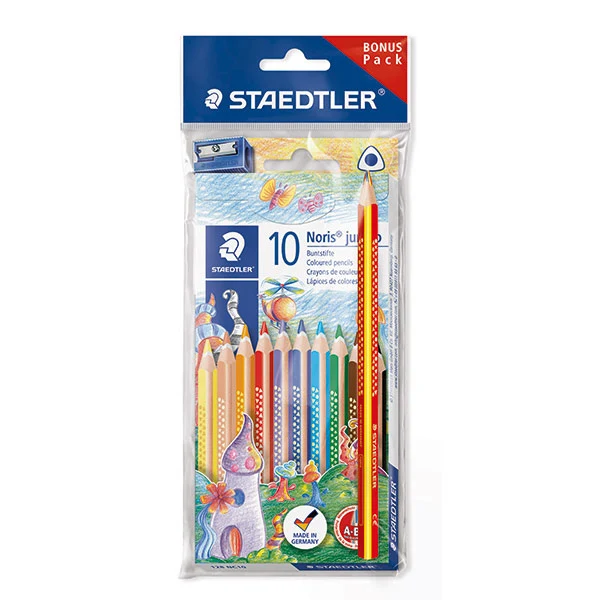STAEDTLER Noris Club jumbo farveblyanter, 10 stk