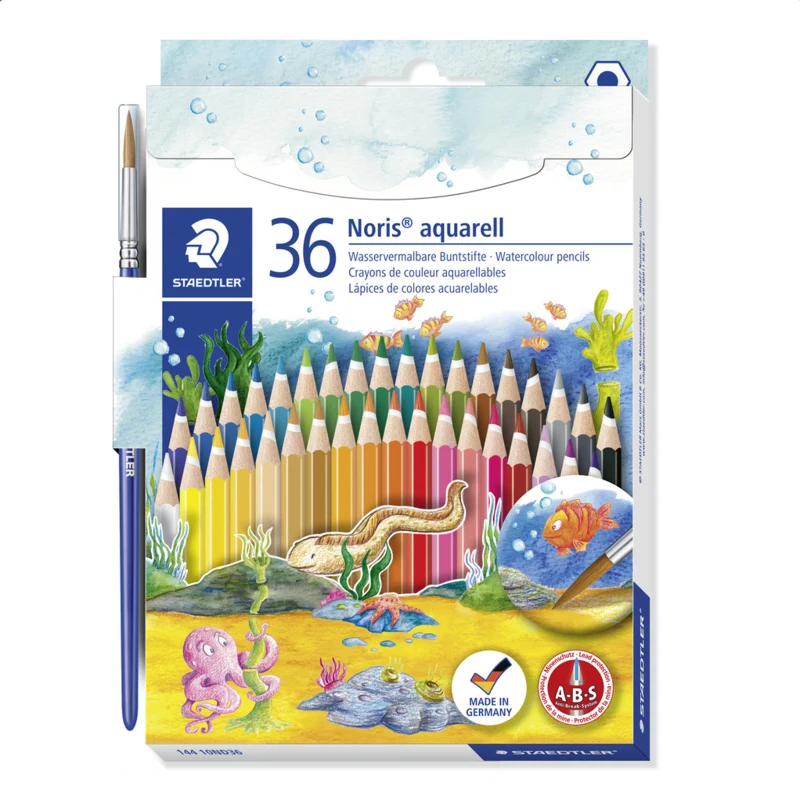 STAEDTLER Noris aquarell farveblyanter, 36 stk
