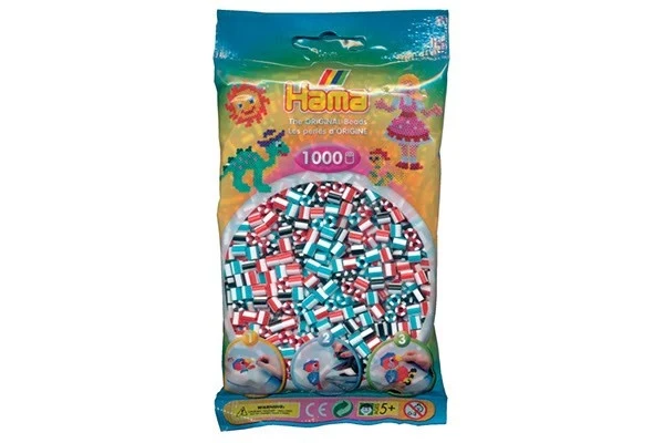 Hama Midi Perler, Stribet, 1000 stk