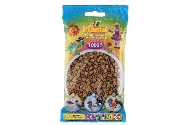 Hama Midi Perler, Ensfarvet, 1000 stk
