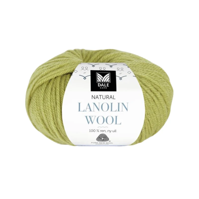 Dale Lanolin Wool 1418 Forårsgrøn