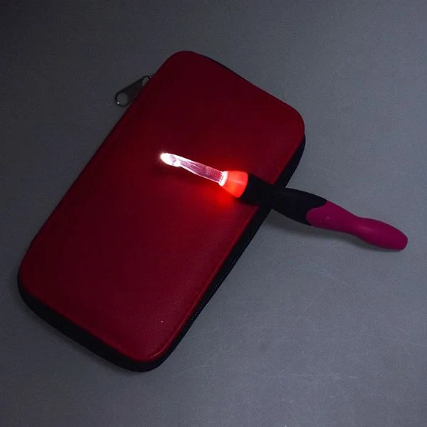 HobbyArts Crochet Light, Hæklenålesæt, 2.50-6.50 mm, Rød