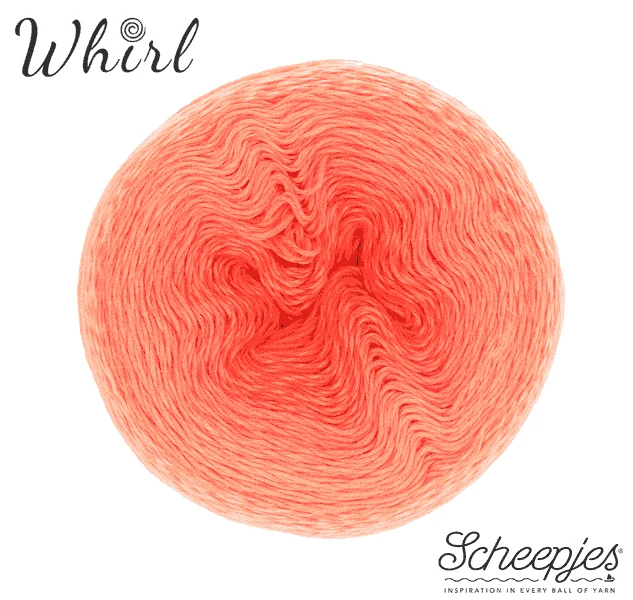 Scheepjes Whirl Ombré 557 Coral Catastrophe