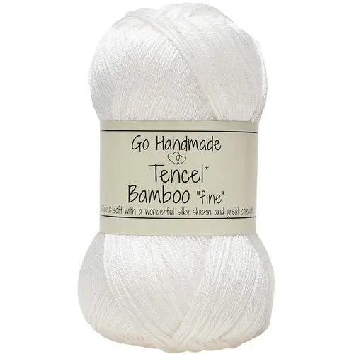 Go Handmade Tencel Bamboo 17474 Hvid