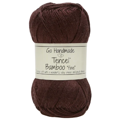 Go Handmade Tencel Bamboo 17353 Mørkebrun