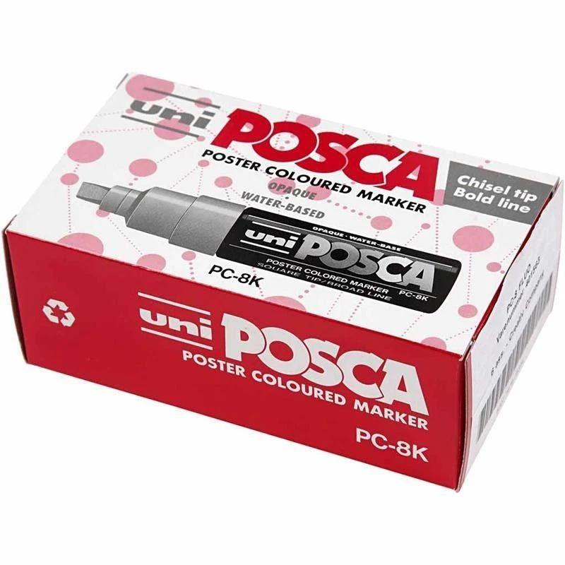 Uni Posca Tusch Broad, 6 stk