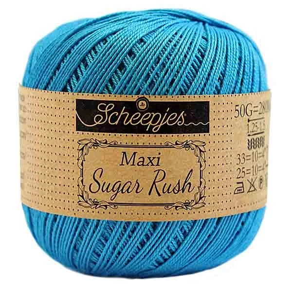 Scheepjes Maxi Sugar Rush 146 Vivid Blue