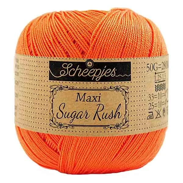 Scheepjes Maxi Sugar Rush 189 Royal Orange