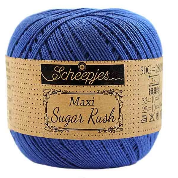 Scheepjes Maxi Sugar Rush 201 Electric Blue