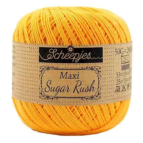 Scheepjes Maxi Sugar Rush 208 Yellow Gold