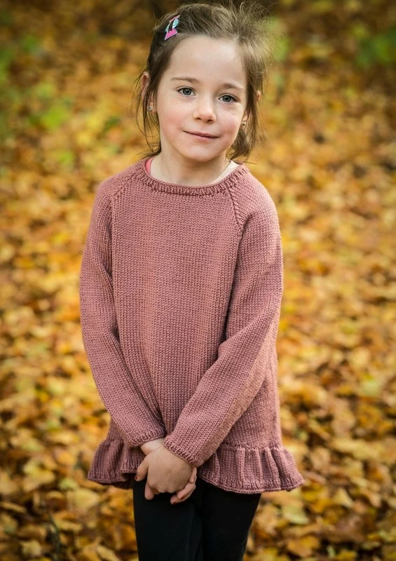 136-1 Flæsebluse til Pigerne