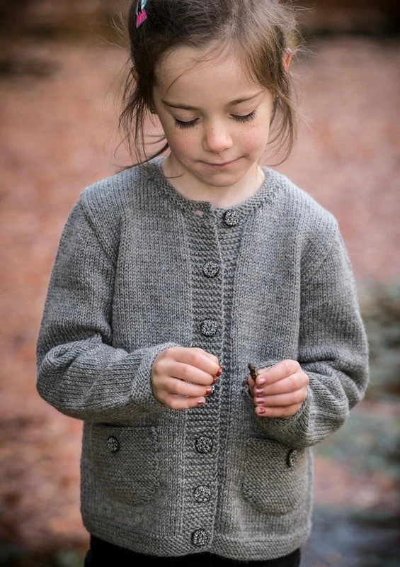 136-2 Pigetrøje med lommer