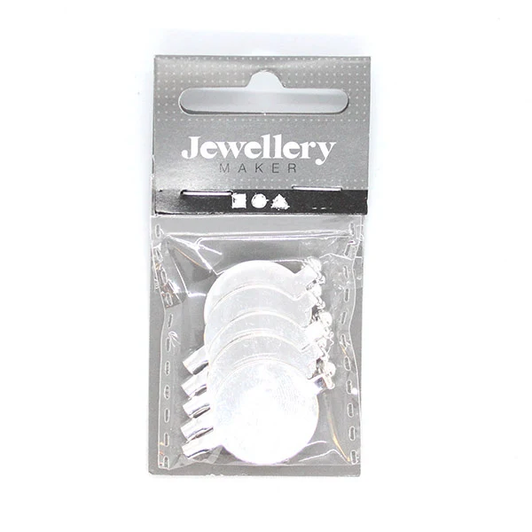 Brochenåle Forsølvet 20 mm, 5 stk