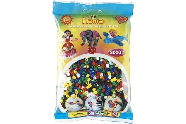 Hama Midi Perler, Mix, 3000 stk 201-66