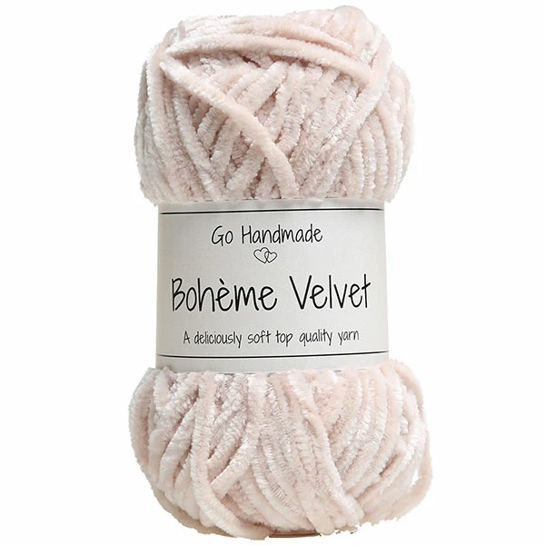 Go Handmade Bohéme Velvet Dobbelt 17629 Sand