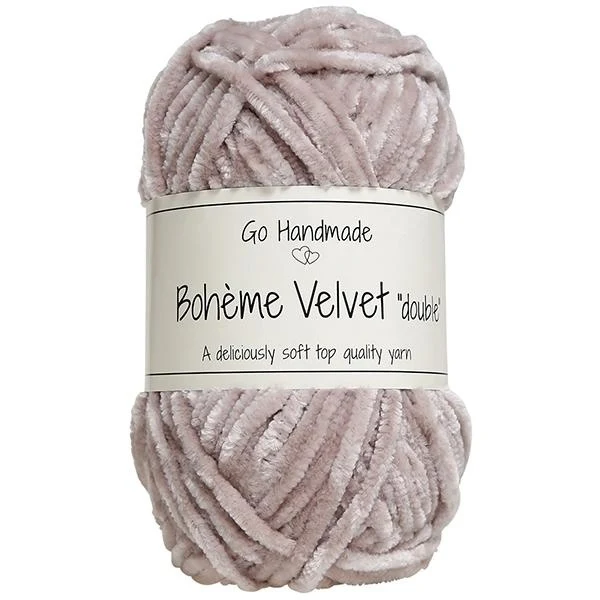 Go Handmade Bohéme Velvet Dobbelt 17676 Beige