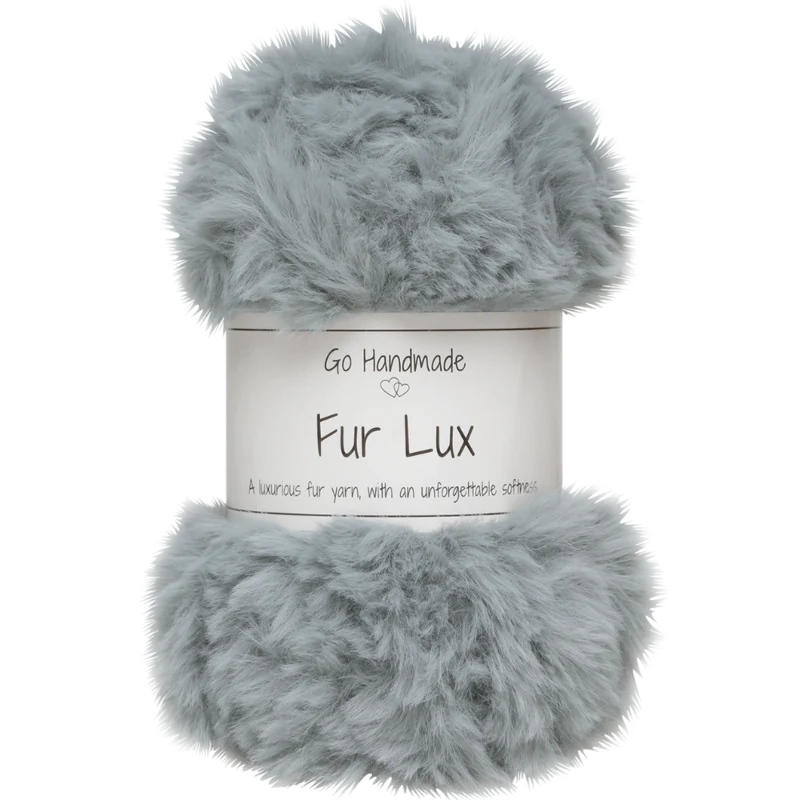 Go Handmade Fur Lux 17662 Light grey