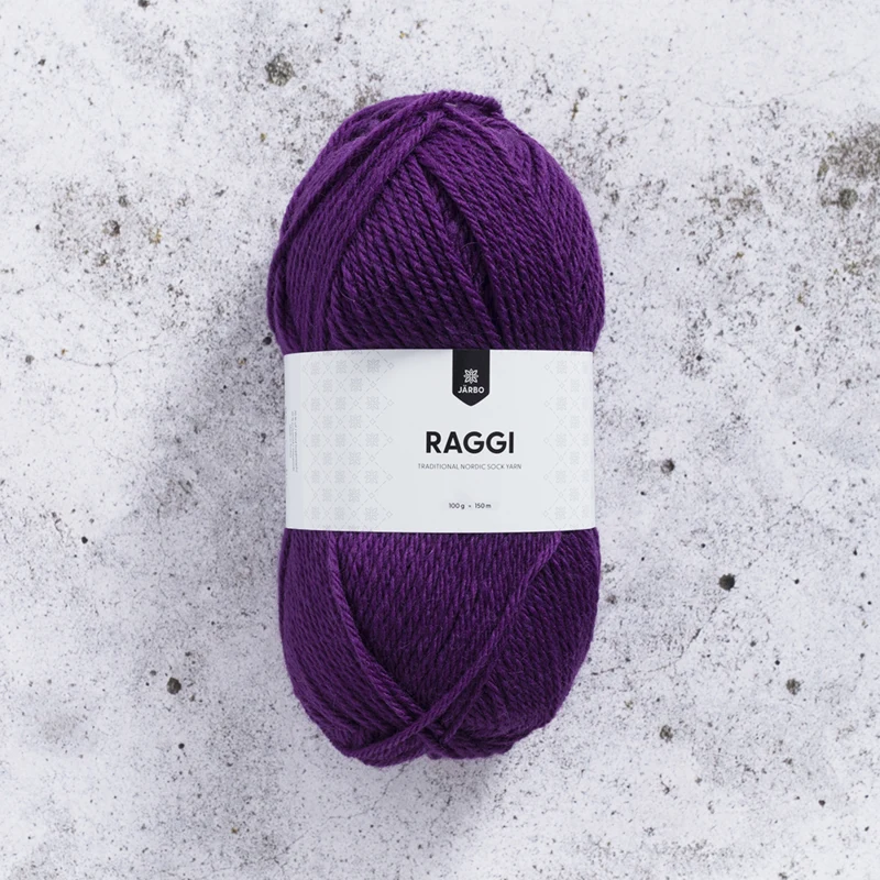 Järbo Raggi 100g 15179 Deep Plum