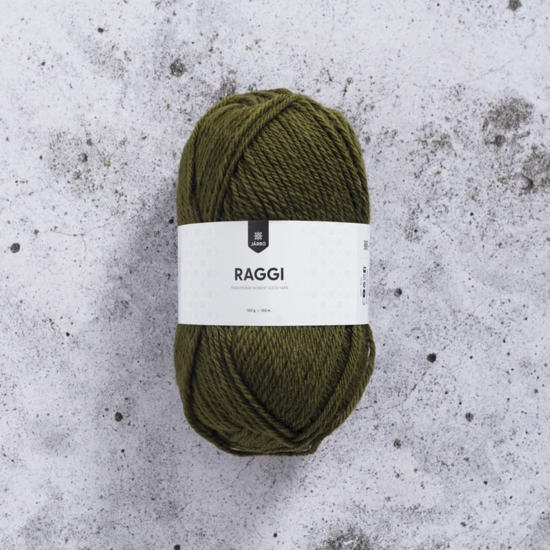 Järbo Raggi 100g 15124 Olive Green