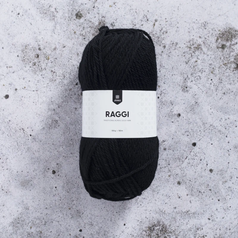 Järbo Raggi 100g 1558 Charcoal Black