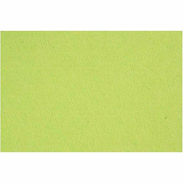 Hobbyfilt, Ark 42x60 cm, 3 mm, 1 ark Lime grøn
