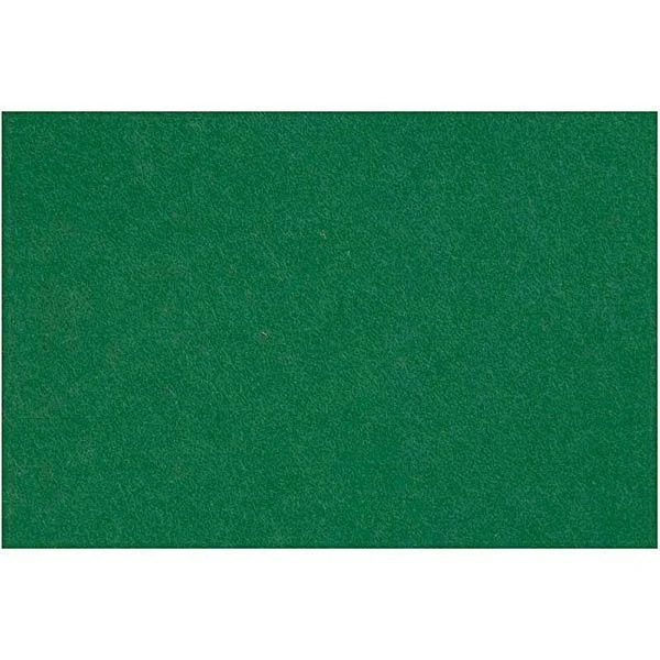 Hobbyfilt, Ark 42x60 cm, 3 mm, 1 ark Mørk grøn