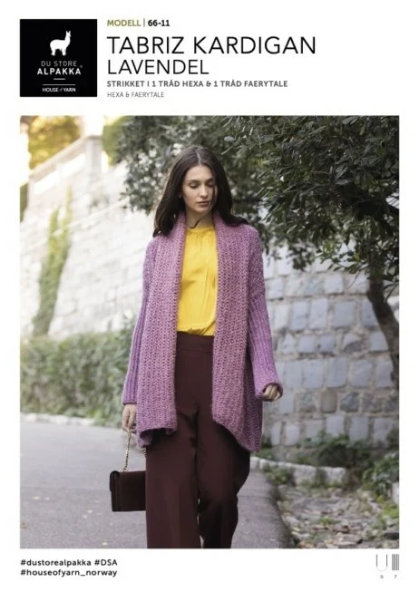 DSA66-11 Tabriz Kardigan Lavendel