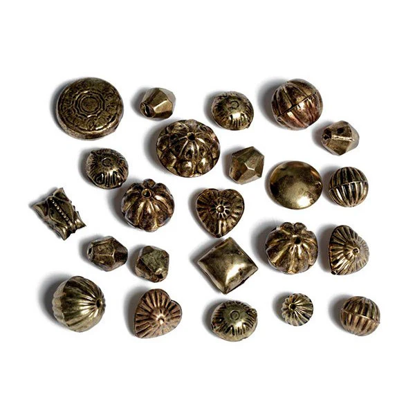 Craft Line Metal look Perler 25g Antik guld