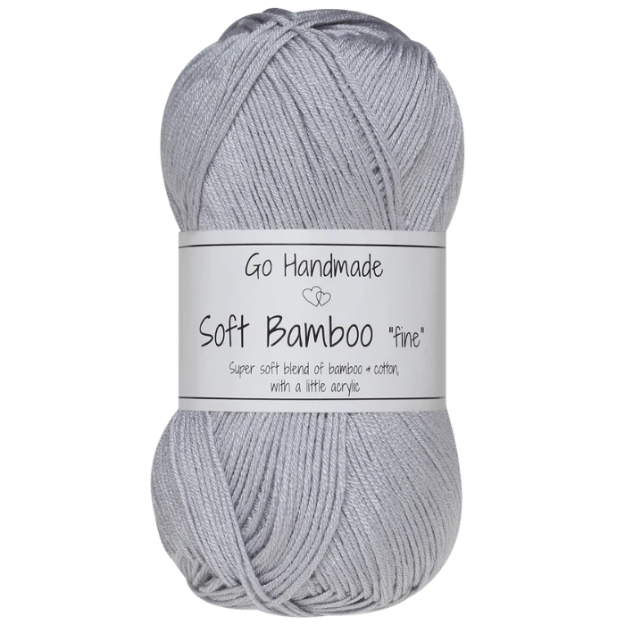 Go Handmade Soft Bamboo "Fine"  17430 Lyseblå