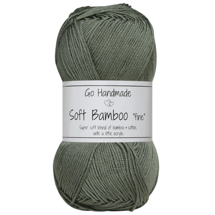 Go Handmade Soft Bamboo "Fine"  17425 Jagtgrøn
