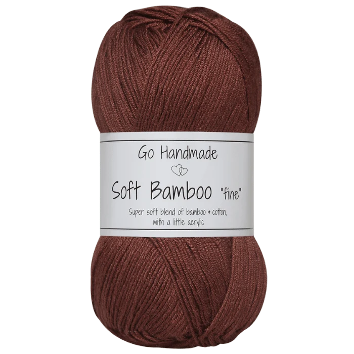 Go Handmade Soft Bamboo "Fine"  17427 Karamel