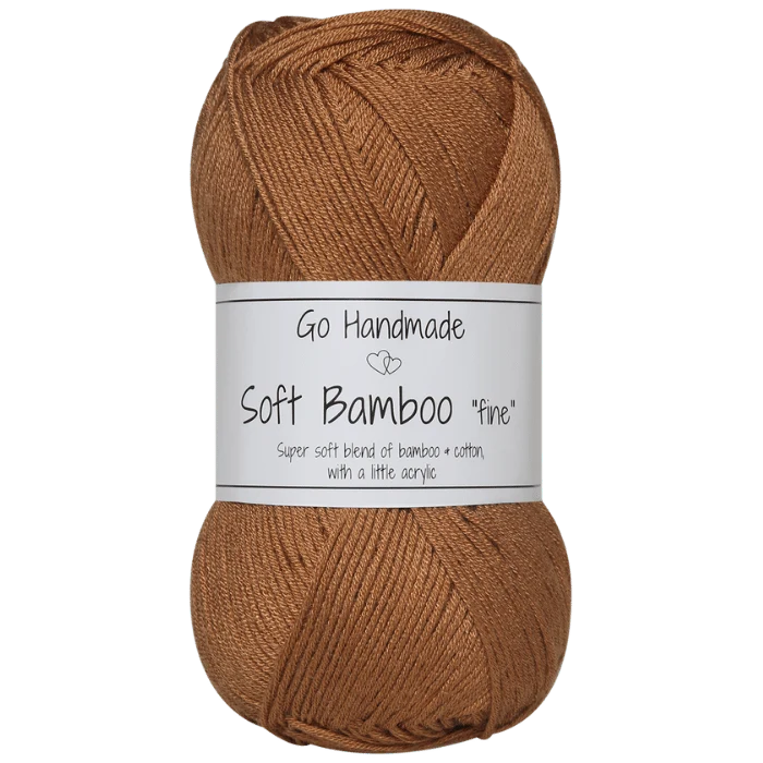 Go Handmade Soft Bamboo "Fine"  17428 Toffee