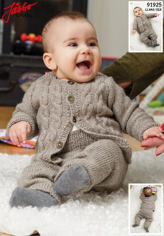 91925 Babycardigan og Bukser