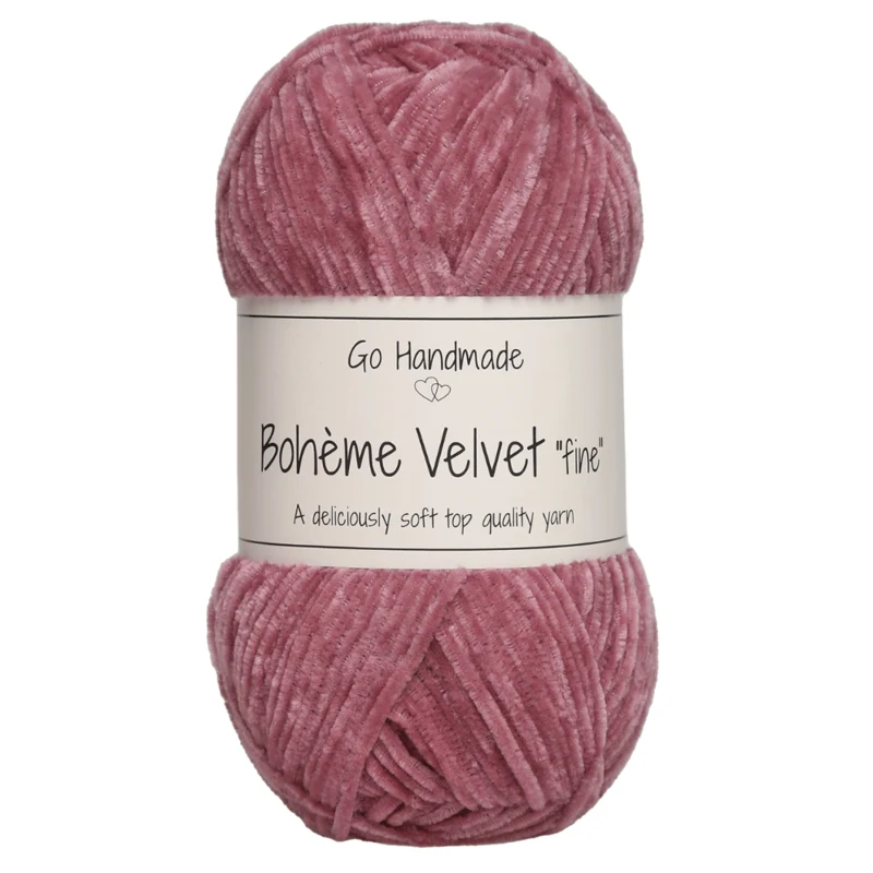 Go Handmade Bohème Velvet Fine Hindbær