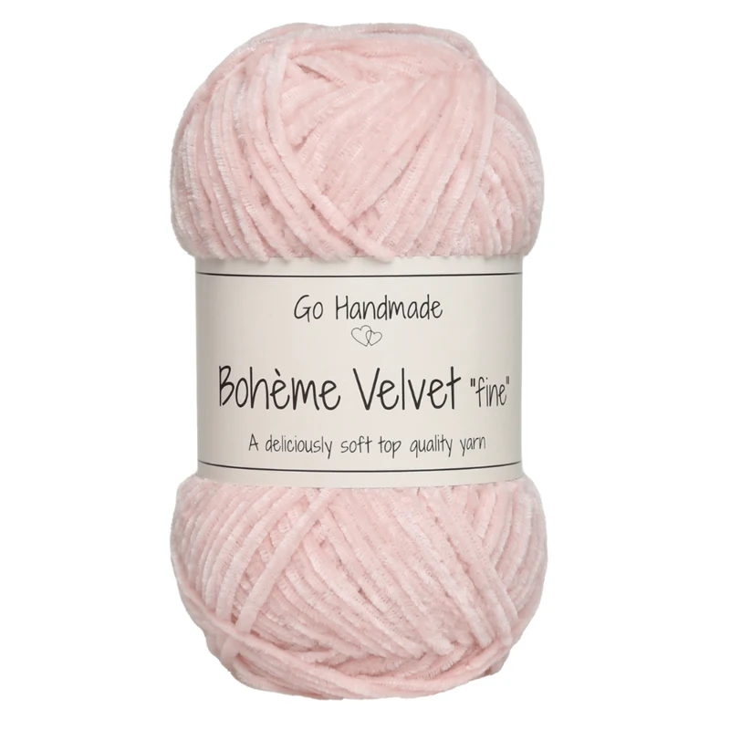Go Handmade Bohème Velvet Fine 17608 Cameo rosa