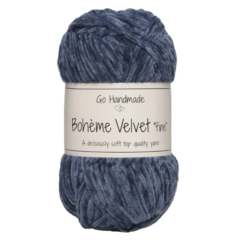Go Handmade Bohème Velvet Fine 17612 Blå