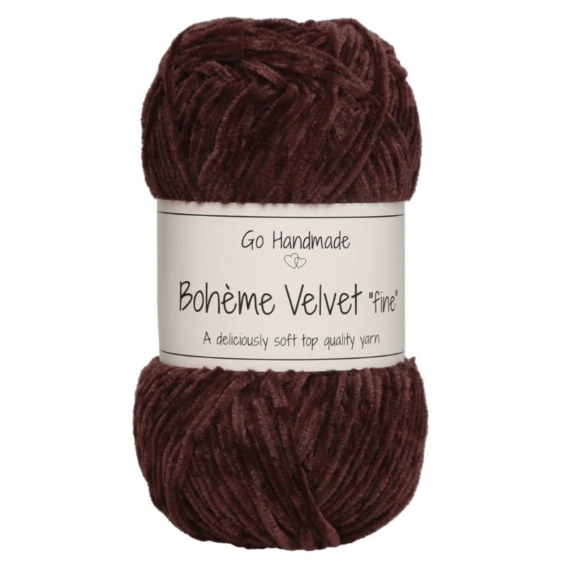Go Handmade Bohème Velvet Fine 17602 Blomme