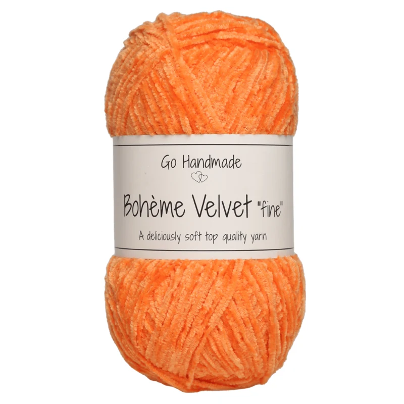 Go Handmade Bohème Velvet Fine 17618 Varm orange