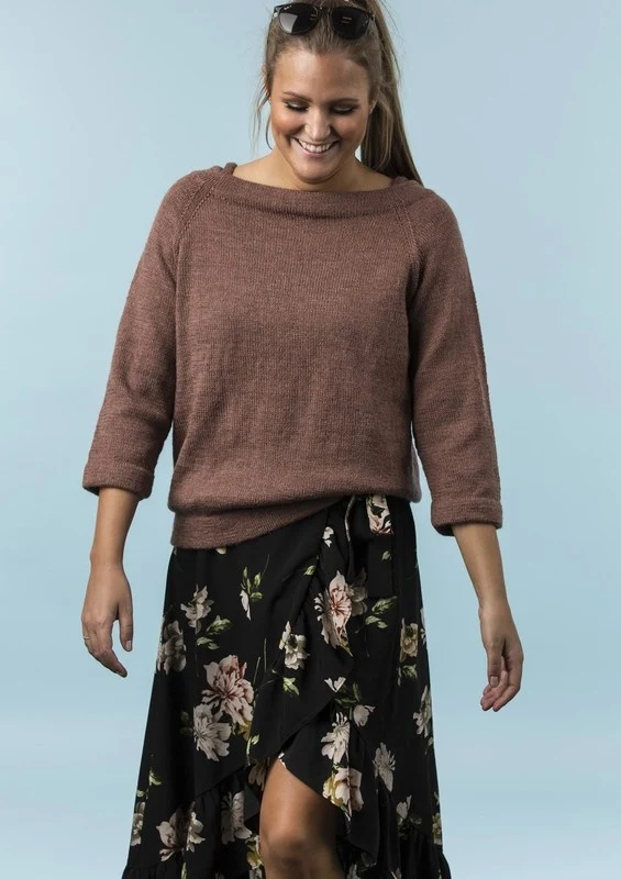 1730 Bluse med Bare Skuldre