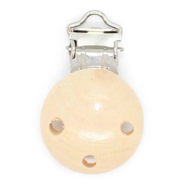 HobbyArts Seleclips Træ, Rund, 1 stk Natur