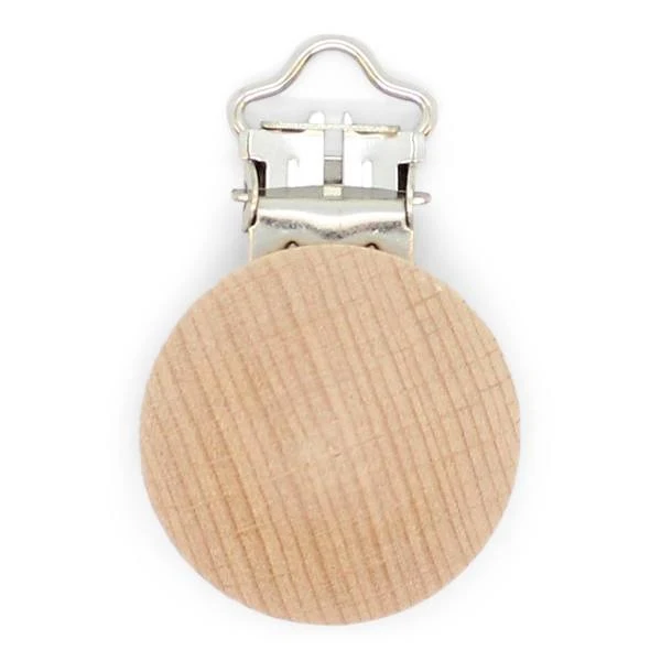HobbyArts Seleclips Træ, Rund u. huller, 1 stk 29 mm