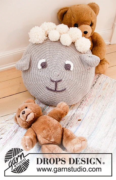 35-2 Dolly the Sheep Pillow by DROPS Design