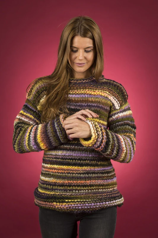 EK3 Løs Damesweater i Easy Knit