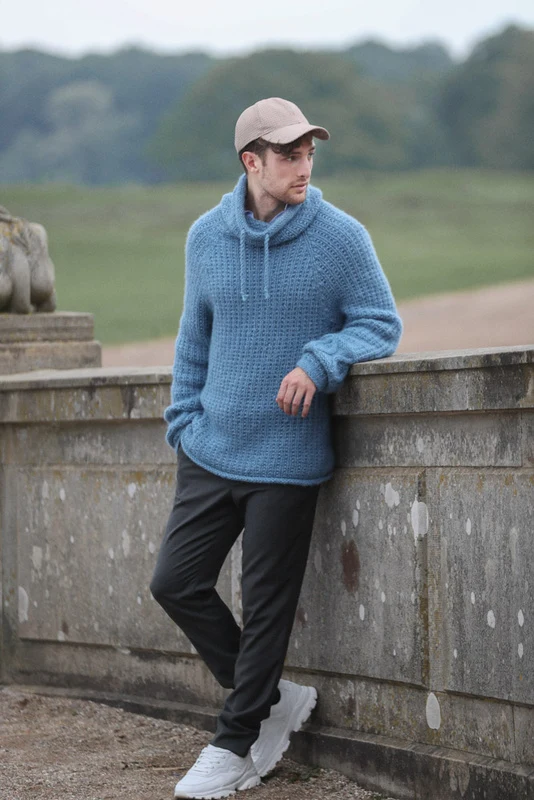 DSA68-14 David Genser Jeansblå