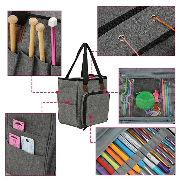 Garntaske    Rektangulær