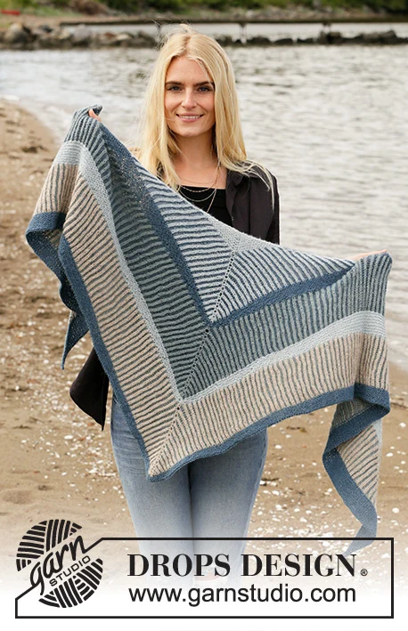 203-16 Sandstone Wrap by DROPS Design