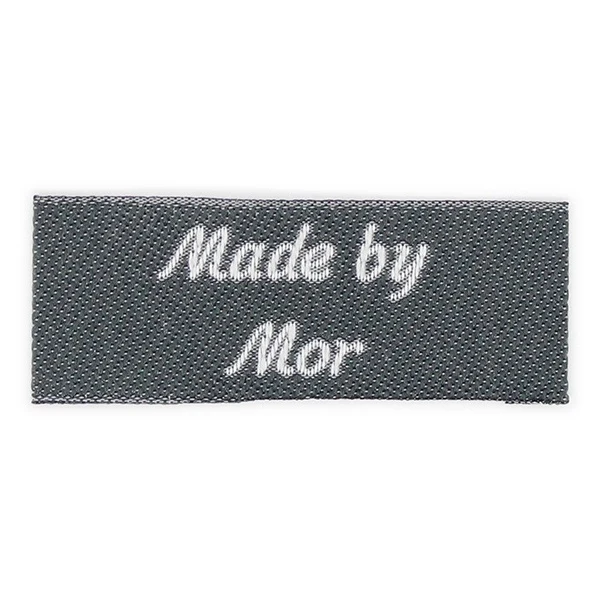 HobbyArts Labels, Mørkegrå, 5 stk Made by mor