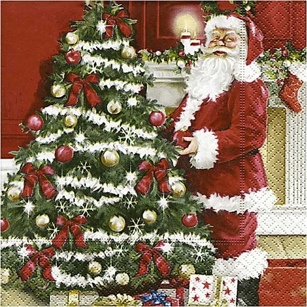 Servietter, Jul, 33 x 33 cm, 20 stk Nostalgisk jul